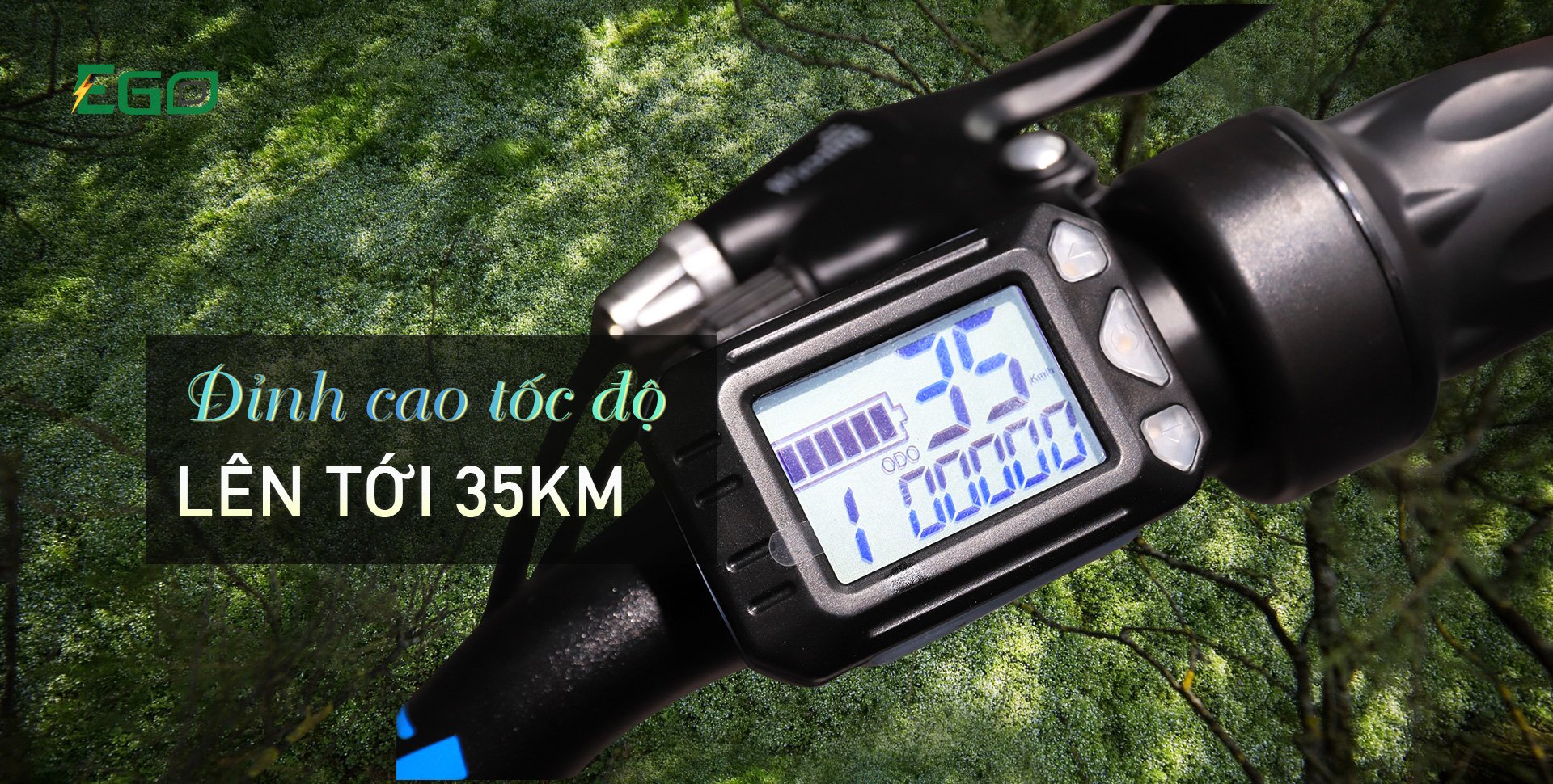 Tốc độ tối đa lên tới 35km/h | EGOBIKE.vn