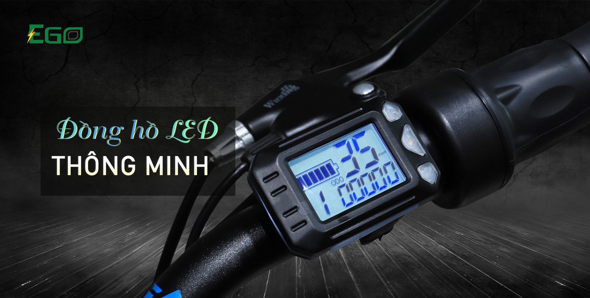 Màn hình LED thông minh, Chống nước, Chống Chói | EGOBIKE.vn